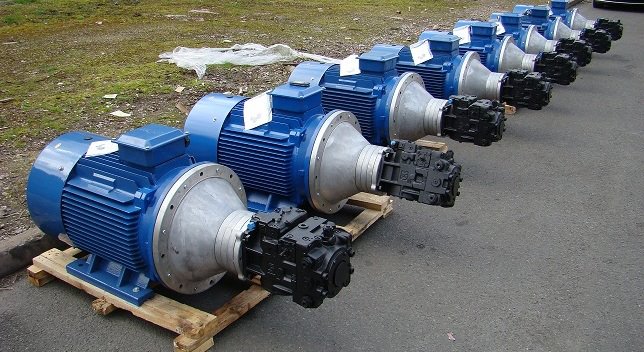 Danfoss pump motors sets