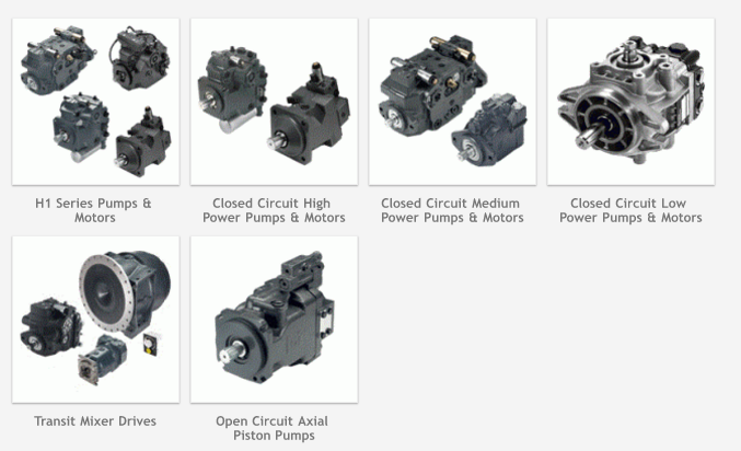 Sauer Danfoss piston pumps and motors