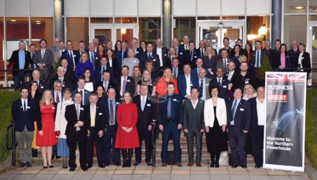 Group photo of Northern Powerhouse Export Champions 2019